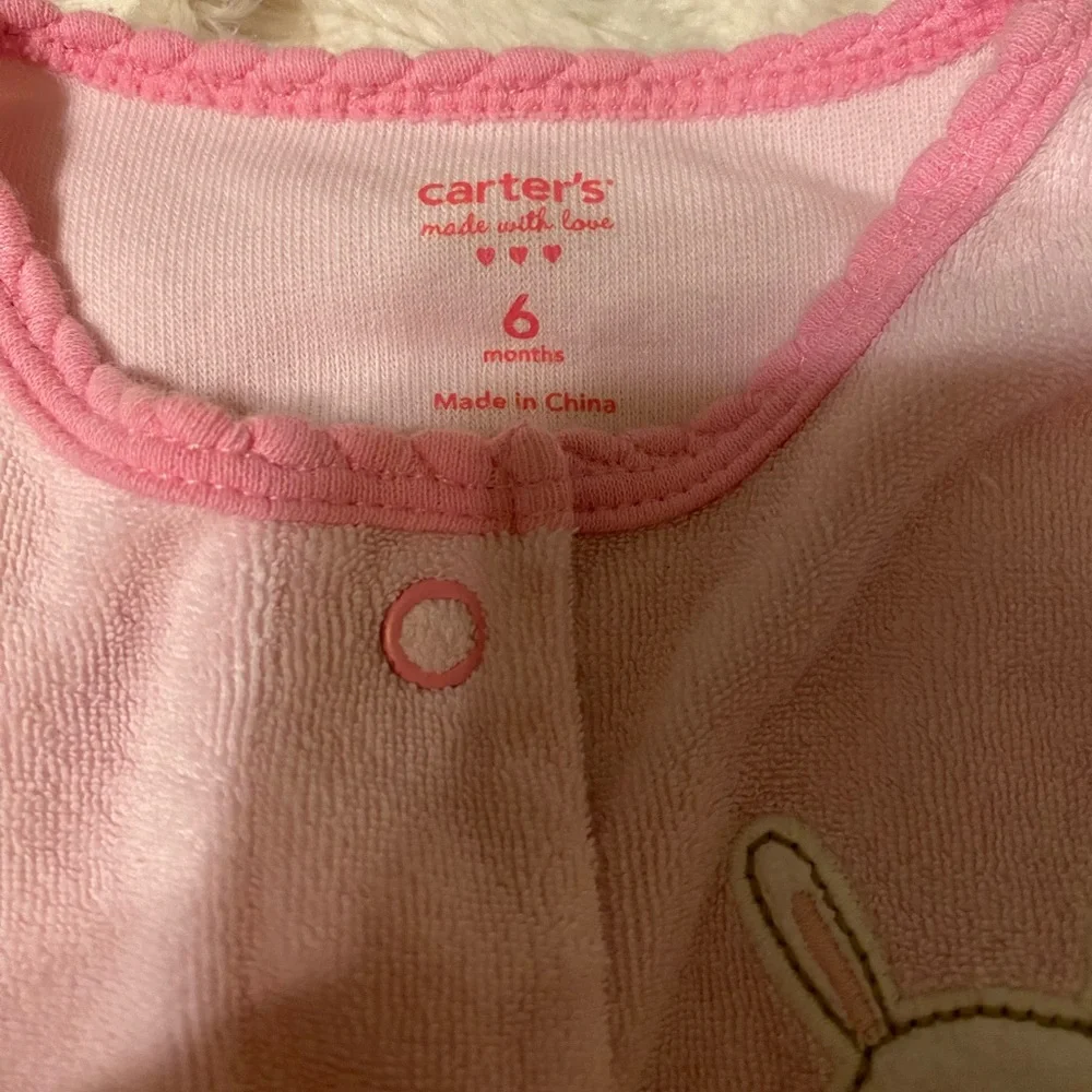 Lot of 3 Carters Footie Pajamas for Baby - Size 3-6M